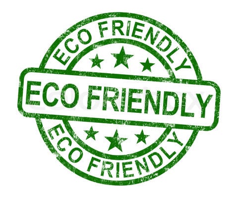 Eco Friendly Stamp As Symbol For Recycling Or Nature