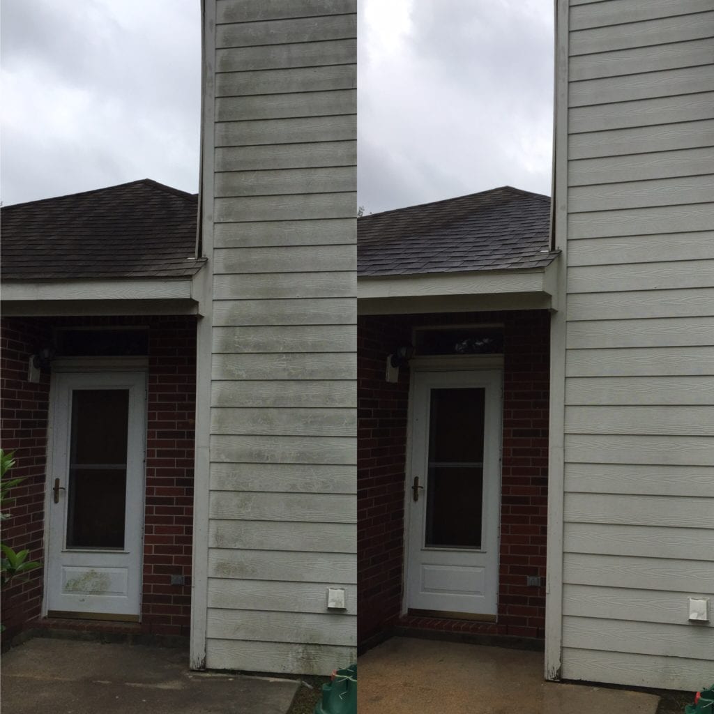 Before & After Pressure Washing