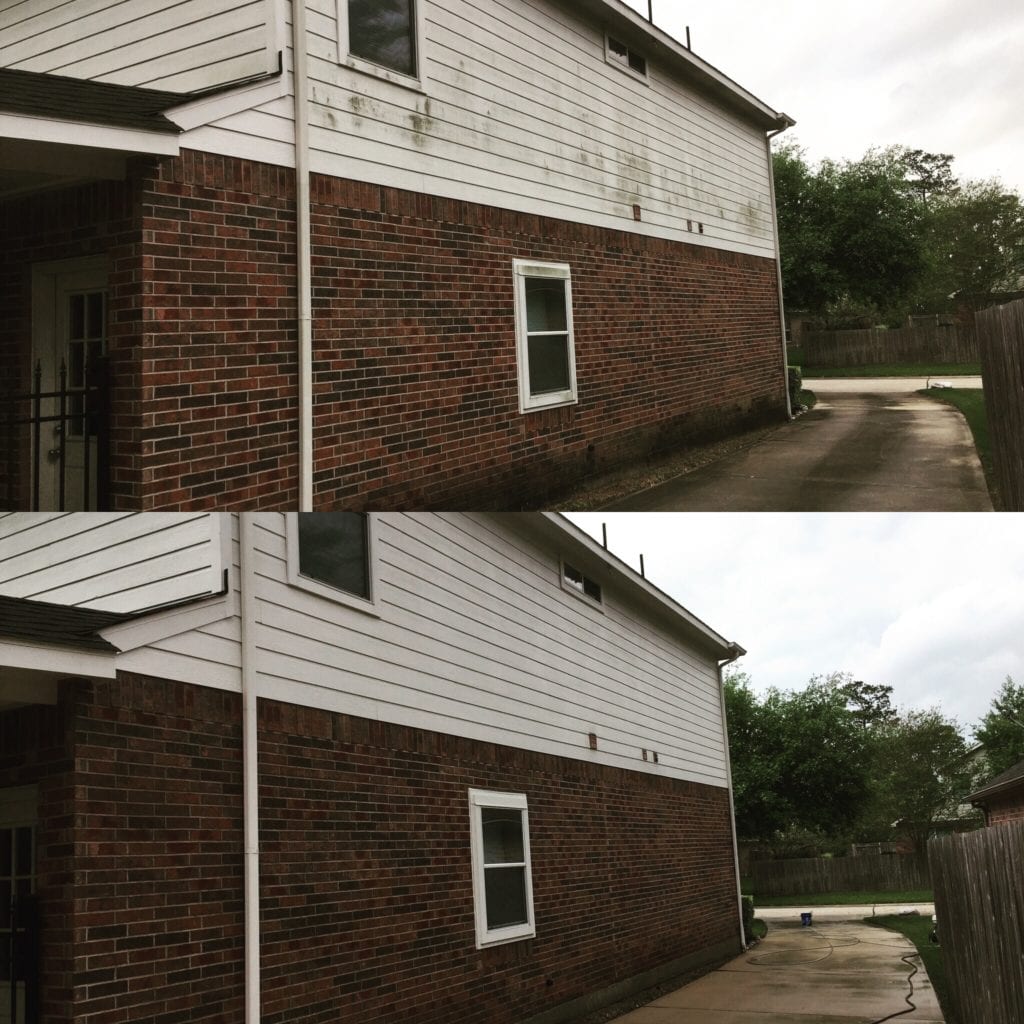 Before & After Pressure Washing