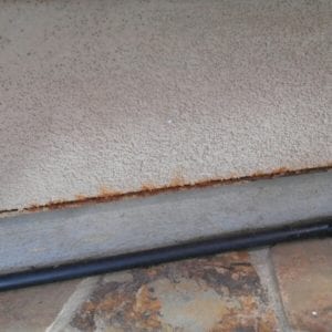 RUST REMOVAL Equal parts eyesore, safety hazard, and quality killer, rust is something that every property should live without. Cypress Pro Wash provides professional solutions to remove this unwelcome issue. A STUBBORN PROBLEM – AND AN EFFECTIVE SOLUTION Rust isn’t one of those issues that you can remove with a sponge and a little bit of elbow grease. When surfaces on your property become oxidized, the rust acts like glue. It sticks to the surface. And worse yet, it spreads. Sources of rust can include fertilizer overspray, battery leaks, and various metals. A rust issue has several implications. If unaddressed, the stain will spread. In the process, it will eat away at the affected surface, which lessens the value of your property and compromises stability. Finally, it poses a slip-and-fall risk and an environmental hazard. In a nutshell, a rust problem isn’t one you want to deal with. Our team will come to your property with the equipment and knowledge it takes to remove this rust once and for all.