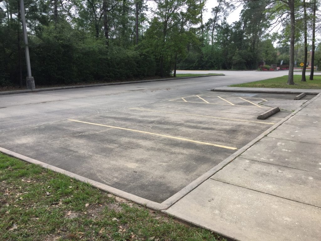 Commercial driveway cleaning
