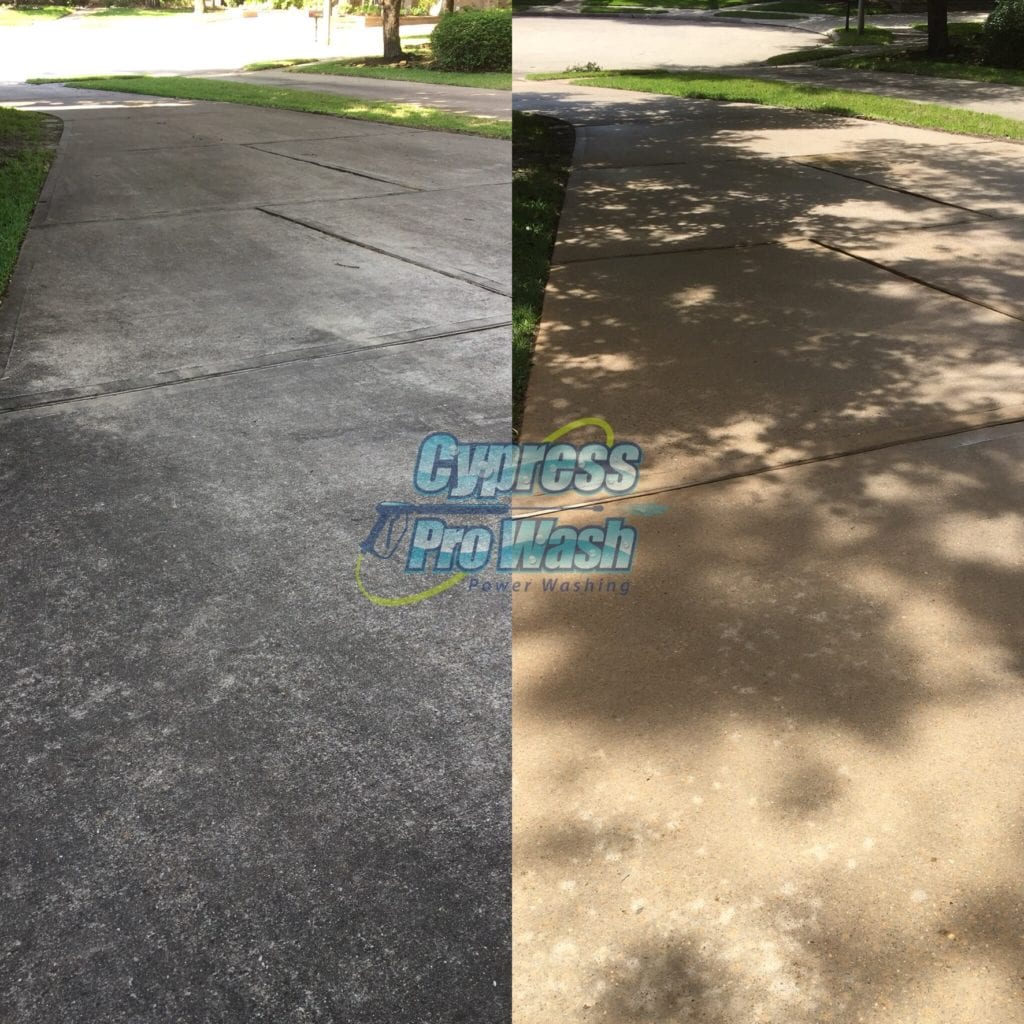 Concrete Cleaning & Driveway Cleaning in Cypress, TX Area