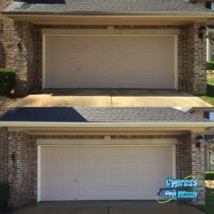 Before & After Pressure Washing In Katy, TX