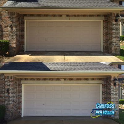 Before & After Pressure Washing In Katy, TX